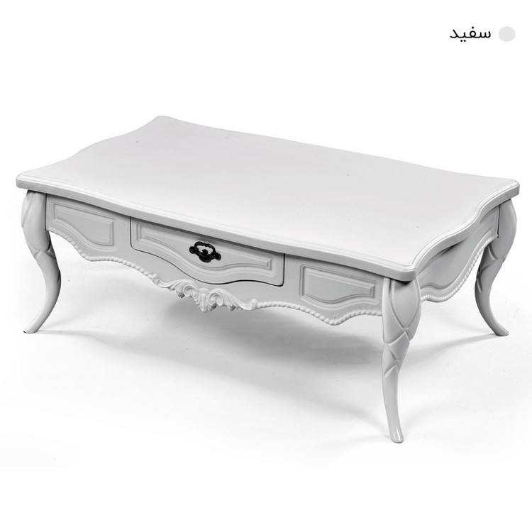 میز پذیرایی میز چوب مدل پیچک مجموعه 4 عددی