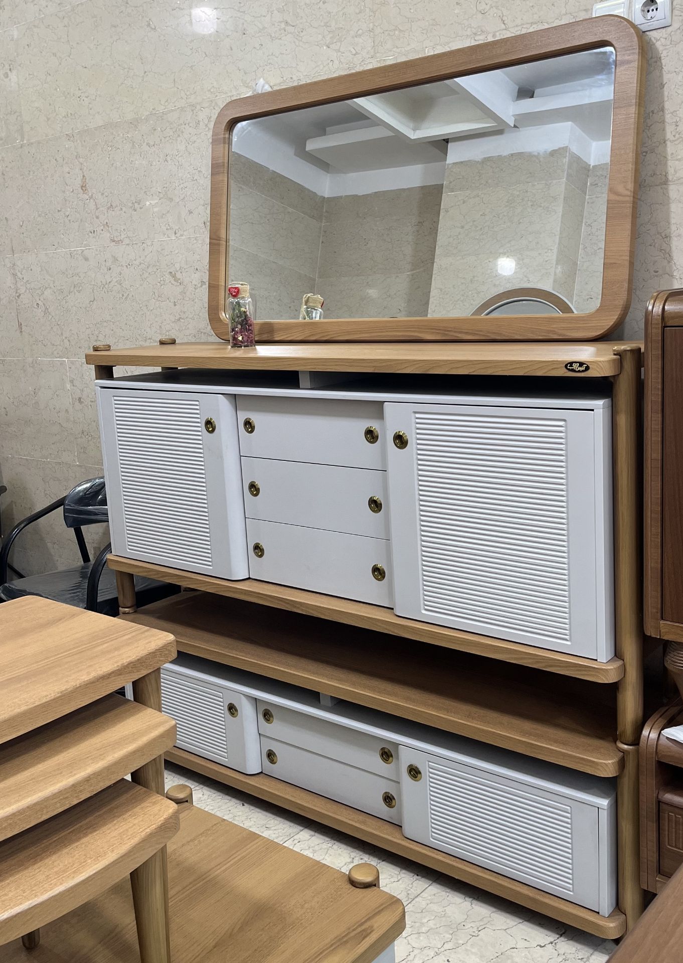 ست کامل آینه کنسول مدل ناتلی