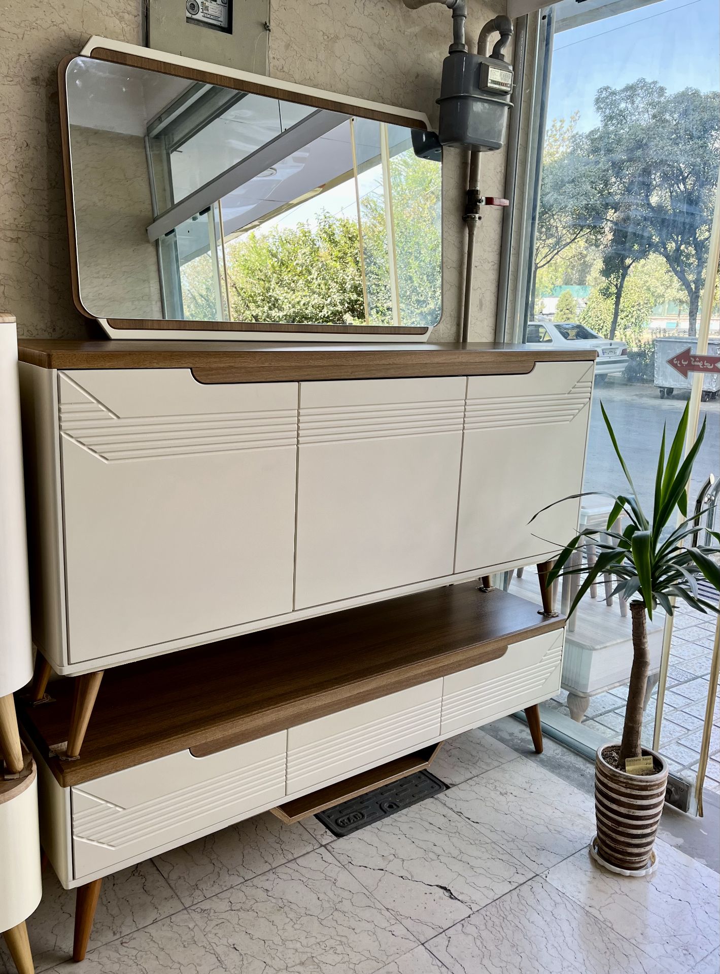 ست کامل آینه کنسول مدل ۲۱۴