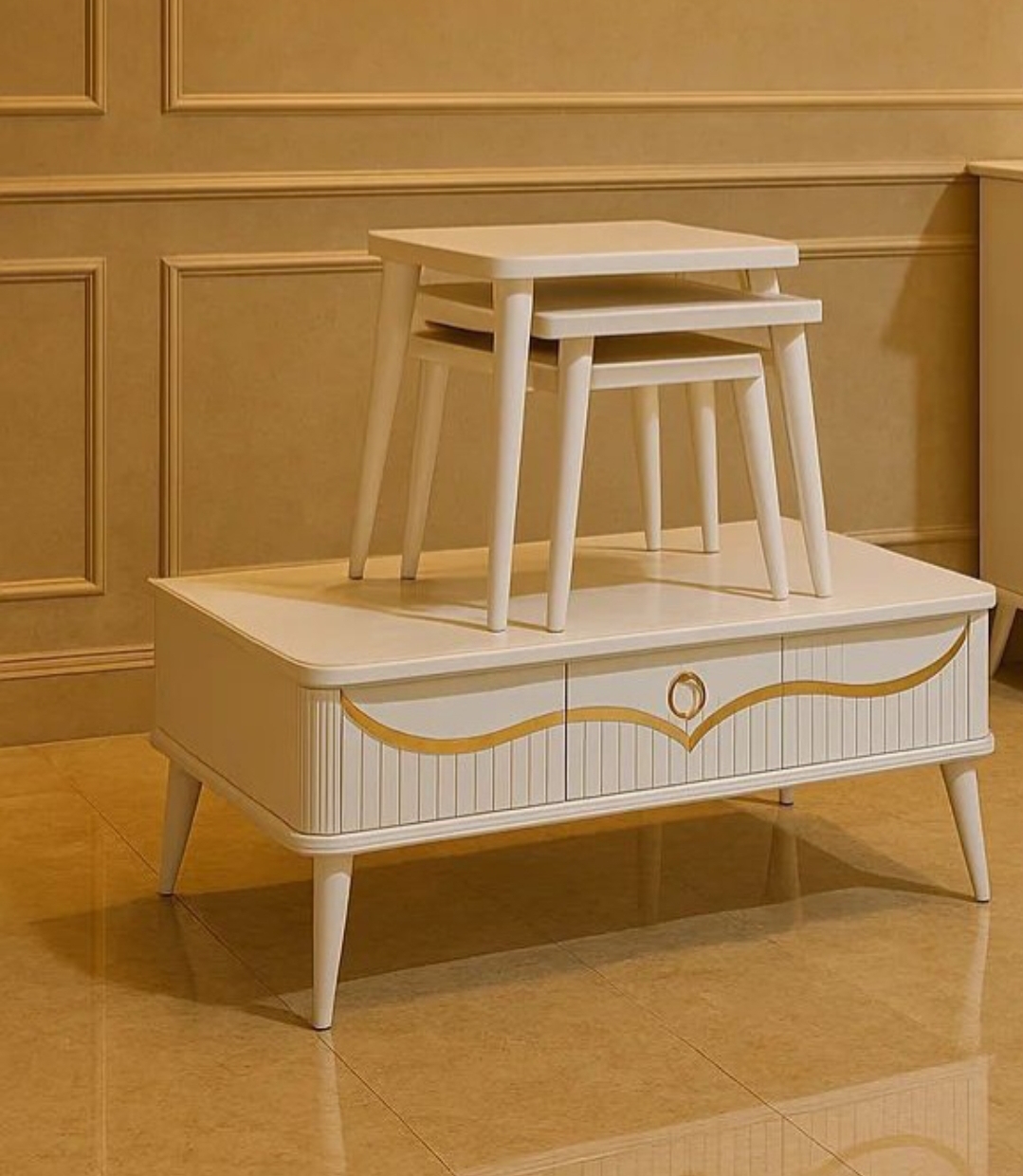 جلومبلی عسلی مدل ویانا