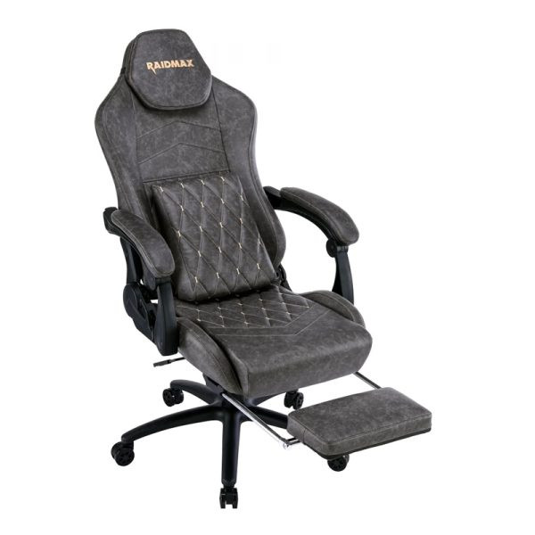 تصویر صندلی گیمینگ ریدمکس مدل DK 729 - طوسی 