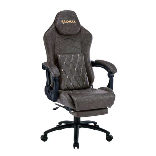 تصویر صندلی گیمینگ ریدمکس مدل DK 729 - طوسی 