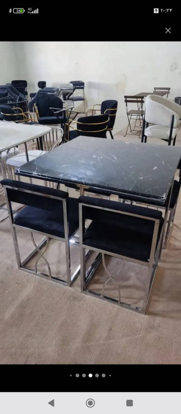 ناهارخوری کمجا فورتیک ۴نفره مدل ملودی پشتی دار ۵سال گارانتی