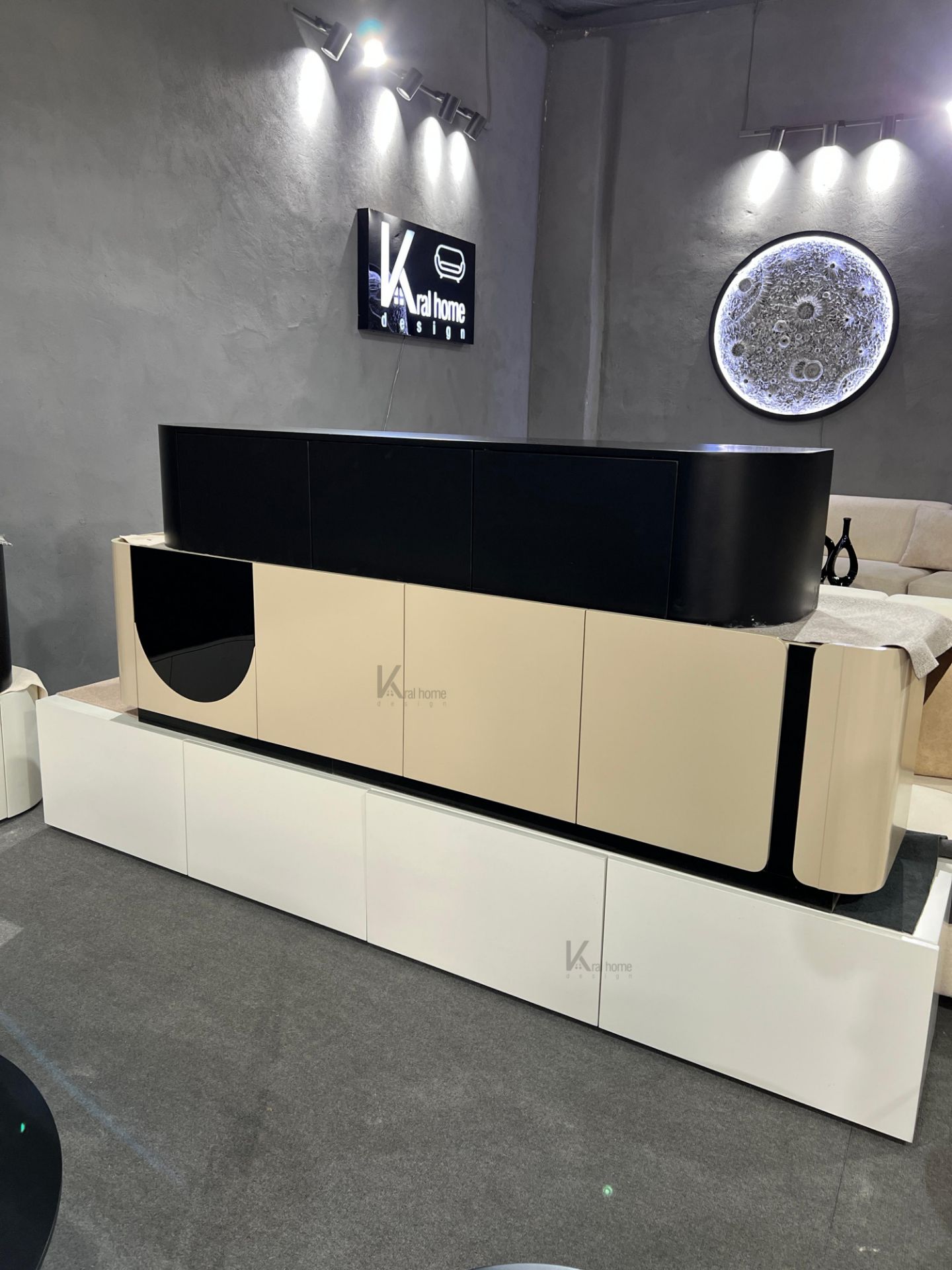 میز تلویزیون تمام ام دی اف رنگی