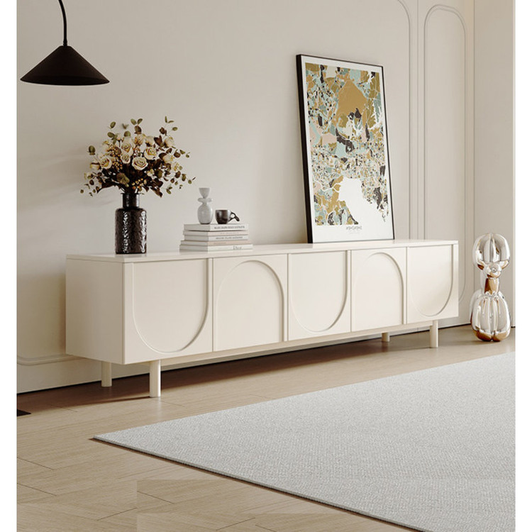 میز تلوزیون و یا میز کنسول مینیمال میز TV مدرن جنرال میز کنار سالنی سفید